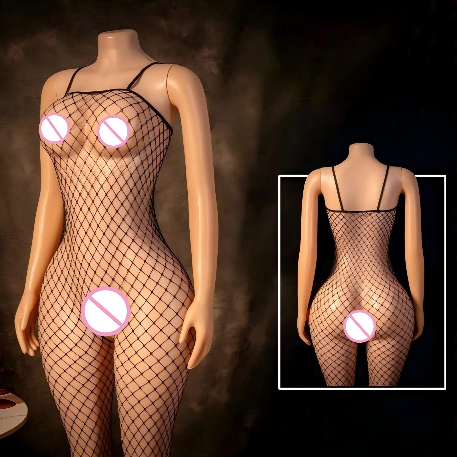 Breast Wrapping Teddies Bodysu - Bodystocking Fishnet recensie en prijs