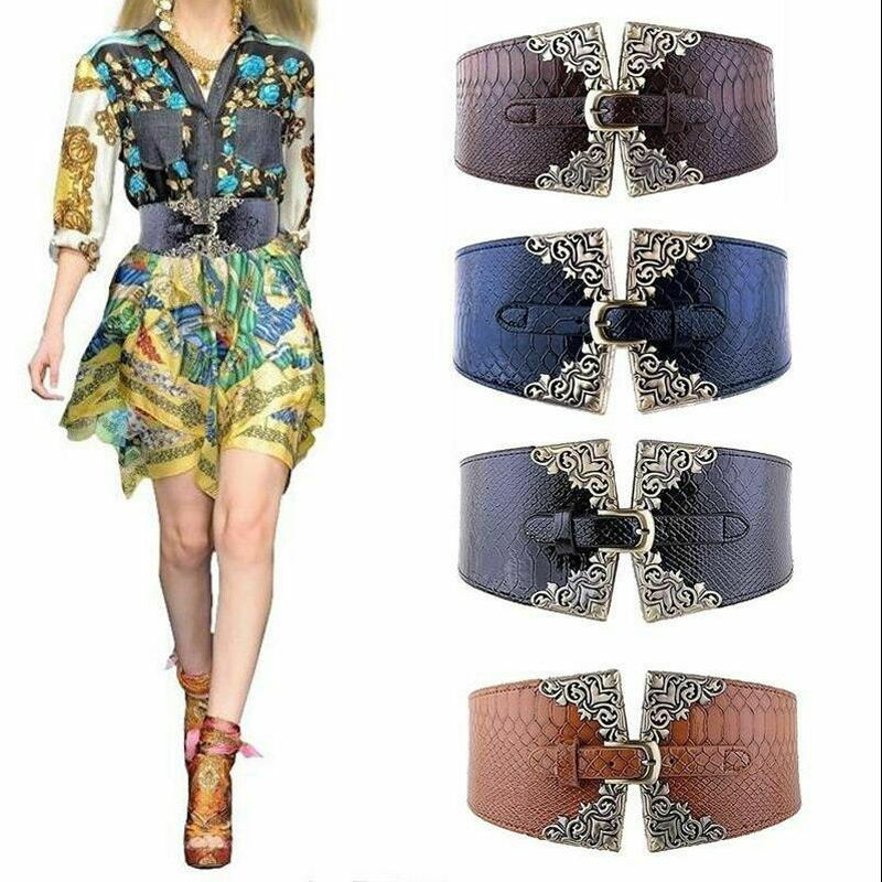 Women Elastic Buckle Wide Belt - Corset Waist Cinch recensie en prijs