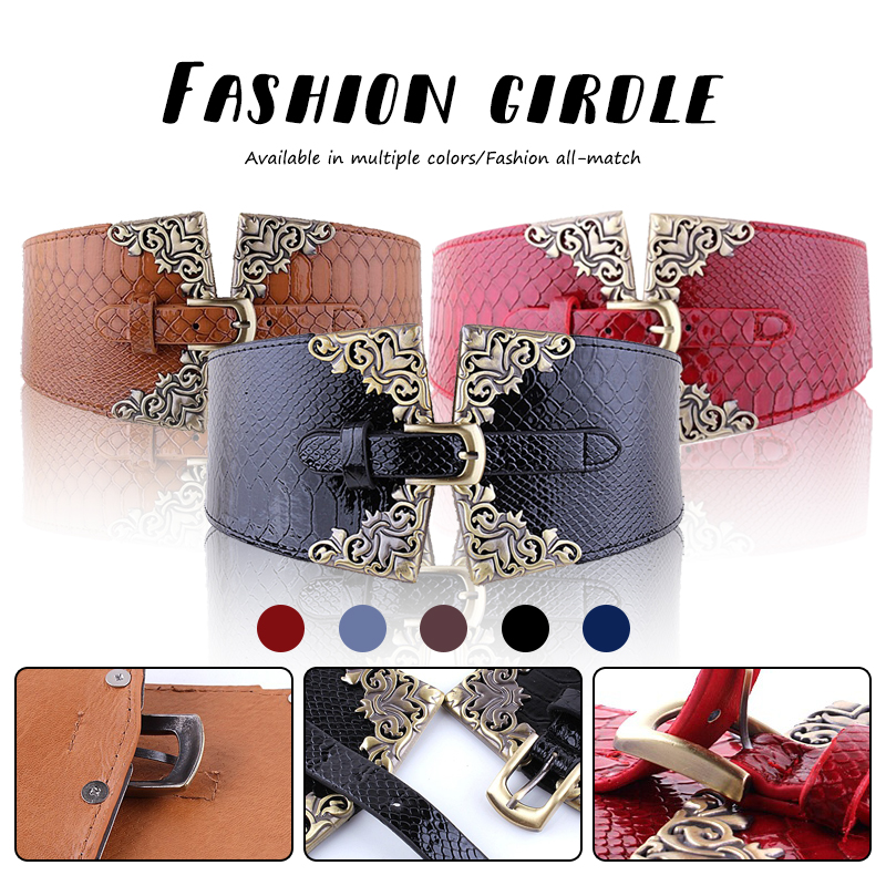 Women Elastic Buckle Wide Belt - Corset Waist Cinch recensie en prijs