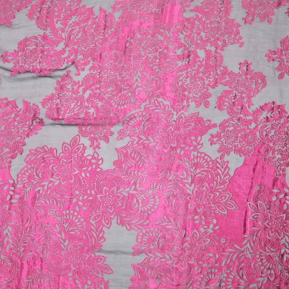 Fashion Large Pink Flower Desi - Robe Silk Women recensie en prijs