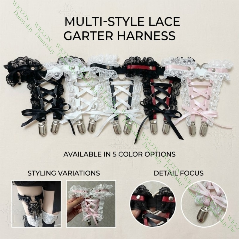Jirai Kei Figure Ribbon Buckle - Garter Belt Set recensie en prijs