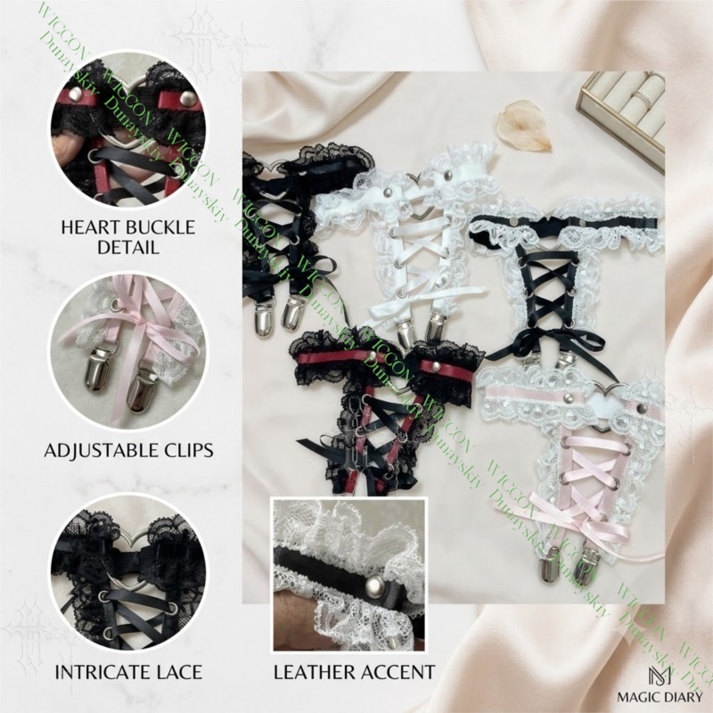 Jirai Kei Figure Ribbon Buckle - Garter Belt Set recensie en prijs
