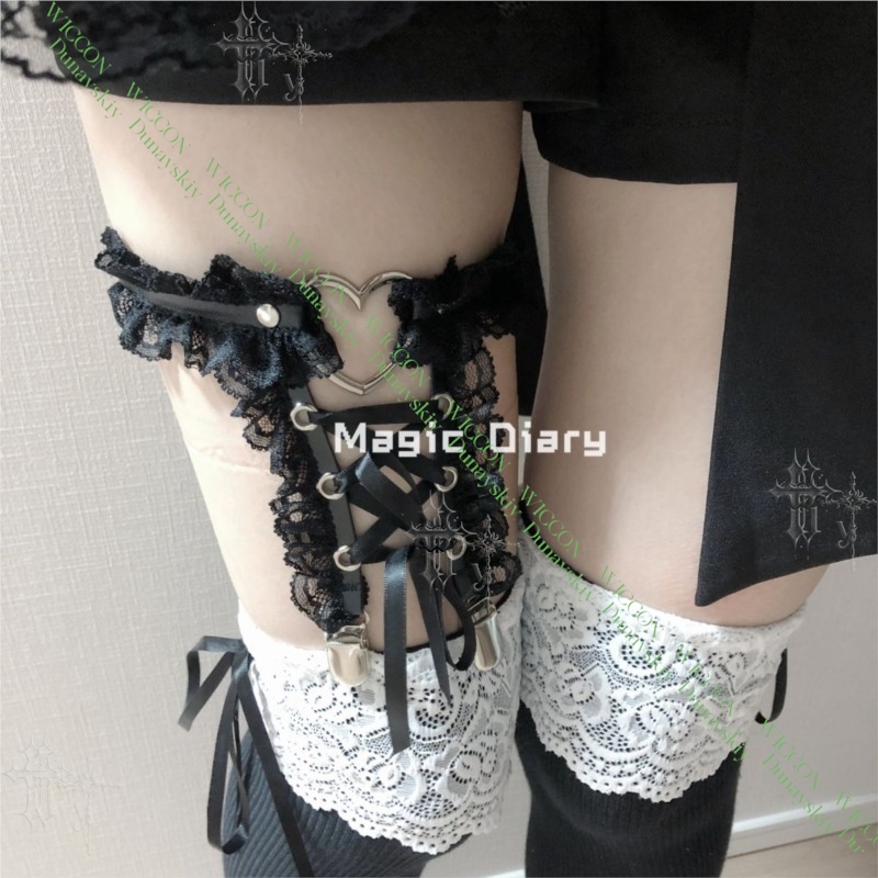 Jirai Kei Figure Ribbon Buckle - Garter Belt Set recensie en prijs