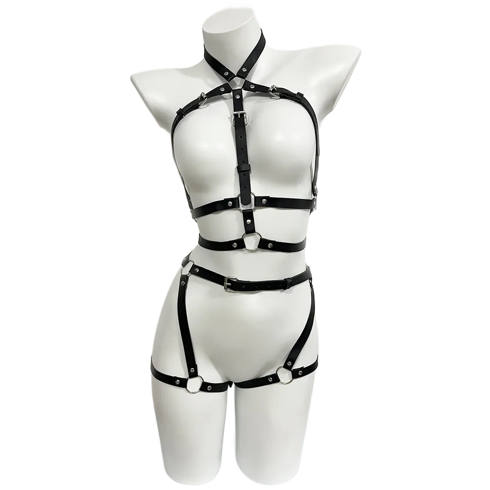 Harness for Women Pu Leather L - Garter Belt Set recensie en prijs