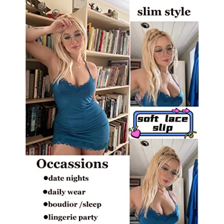 Womens Nightgown Sexy Lace Sle - Babydoll Chemise Night recensie en prijs