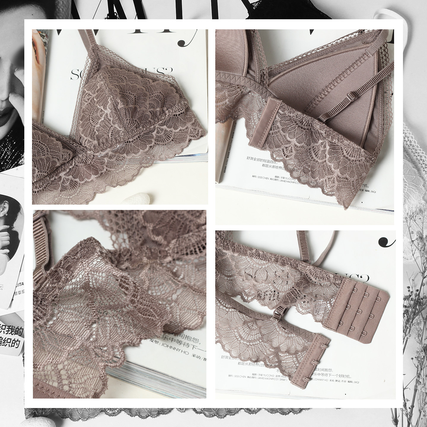100% Mulberry Silk Triangle Cu - Bralette Wireless Soft recensie en prijs