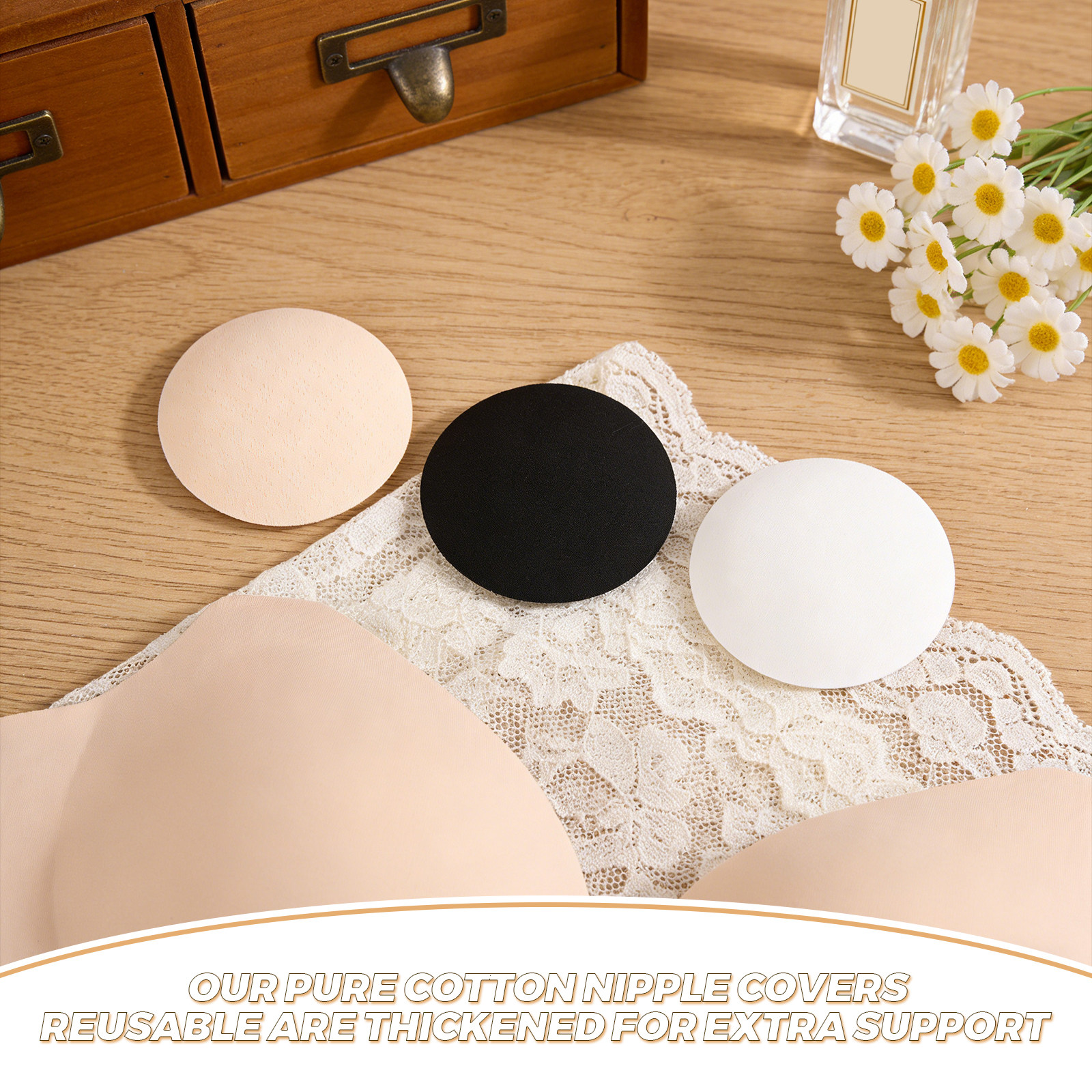 3Pairs Cotton Nipple Covers Br - Nipple Cover Pasties recensie en prijs