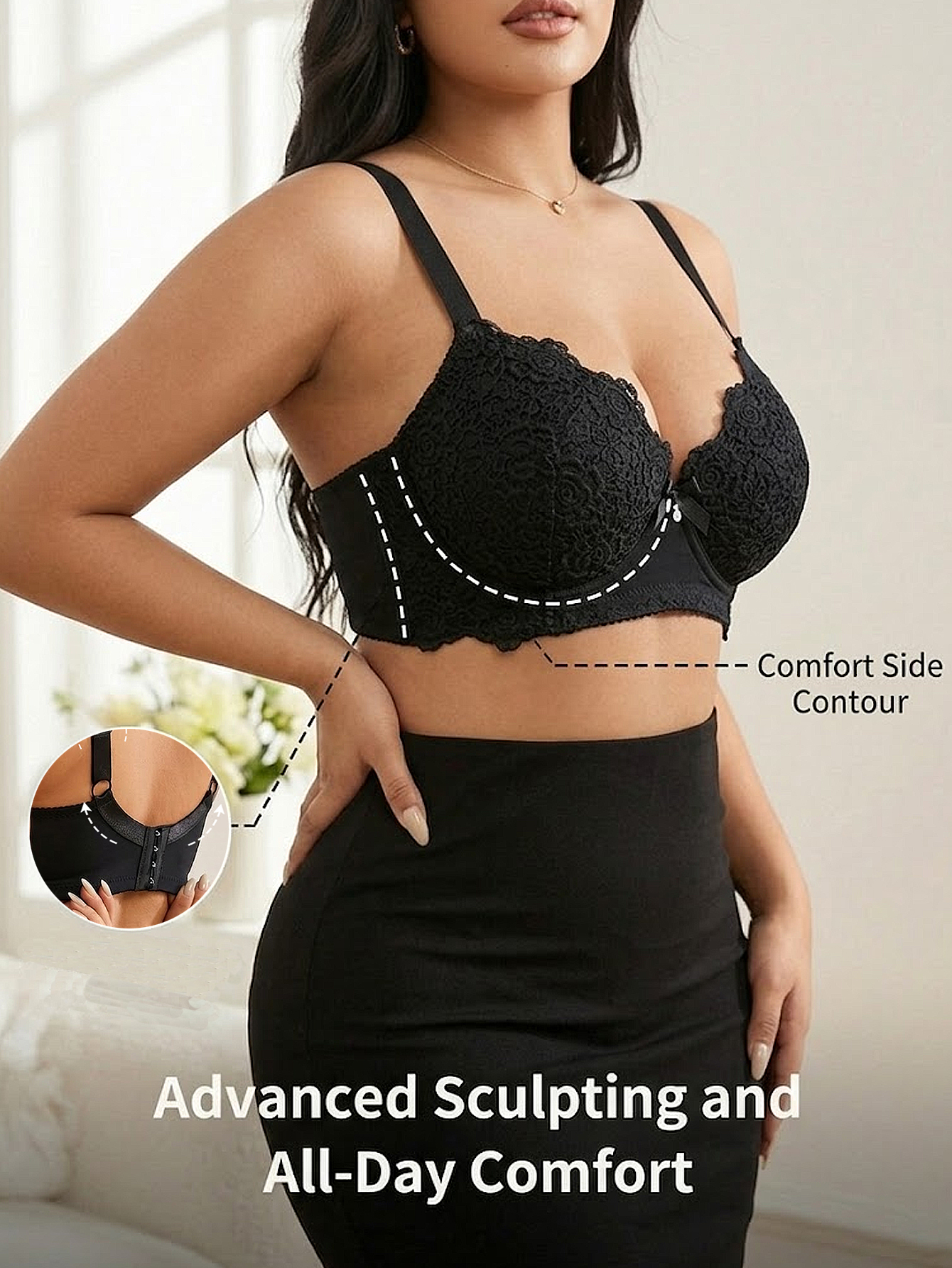 Women Plus Size Floral Push Up - Push Up Bra Padded recensie en prijs