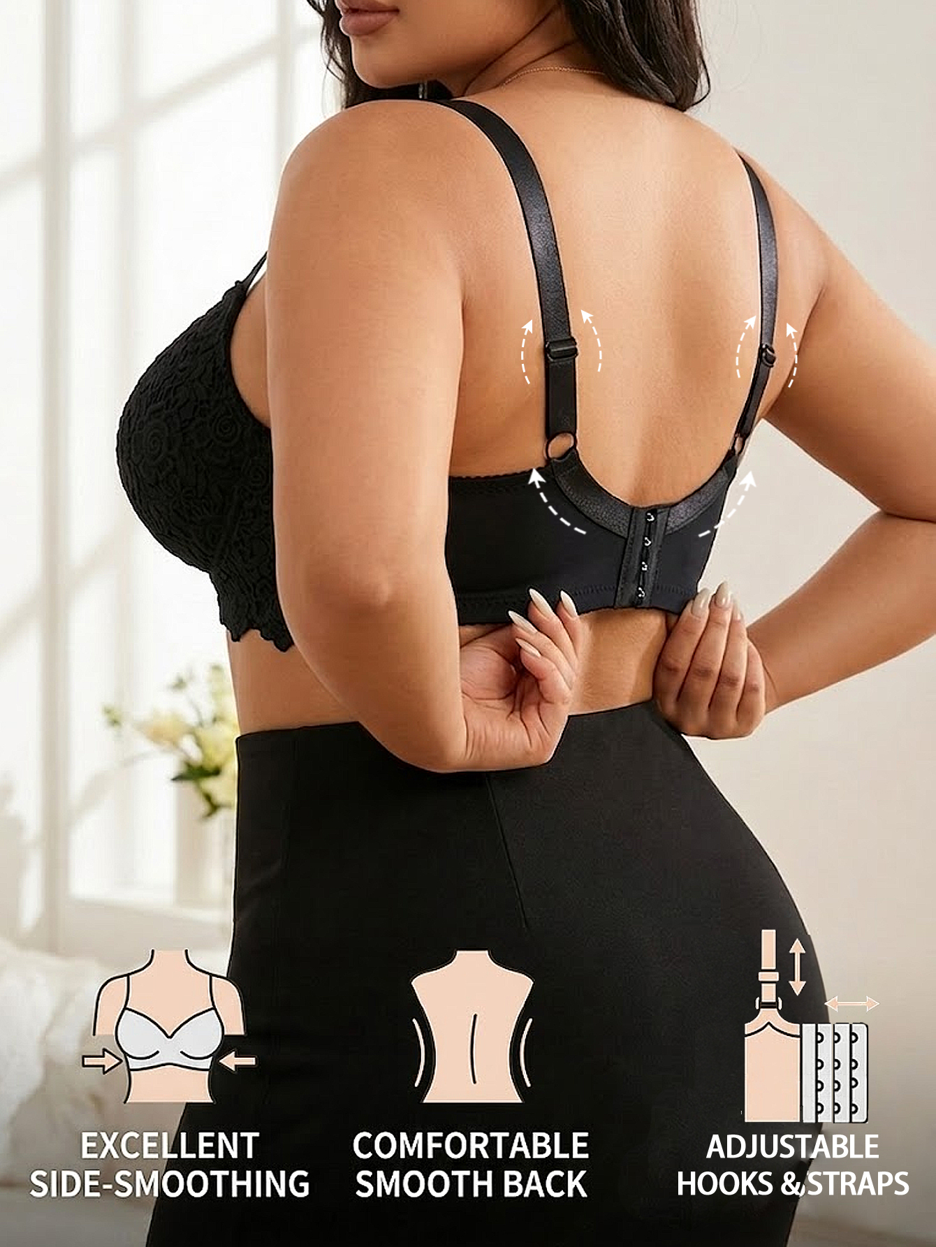Women Plus Size Floral Push Up - Push Up Bra Padded recensie en prijs