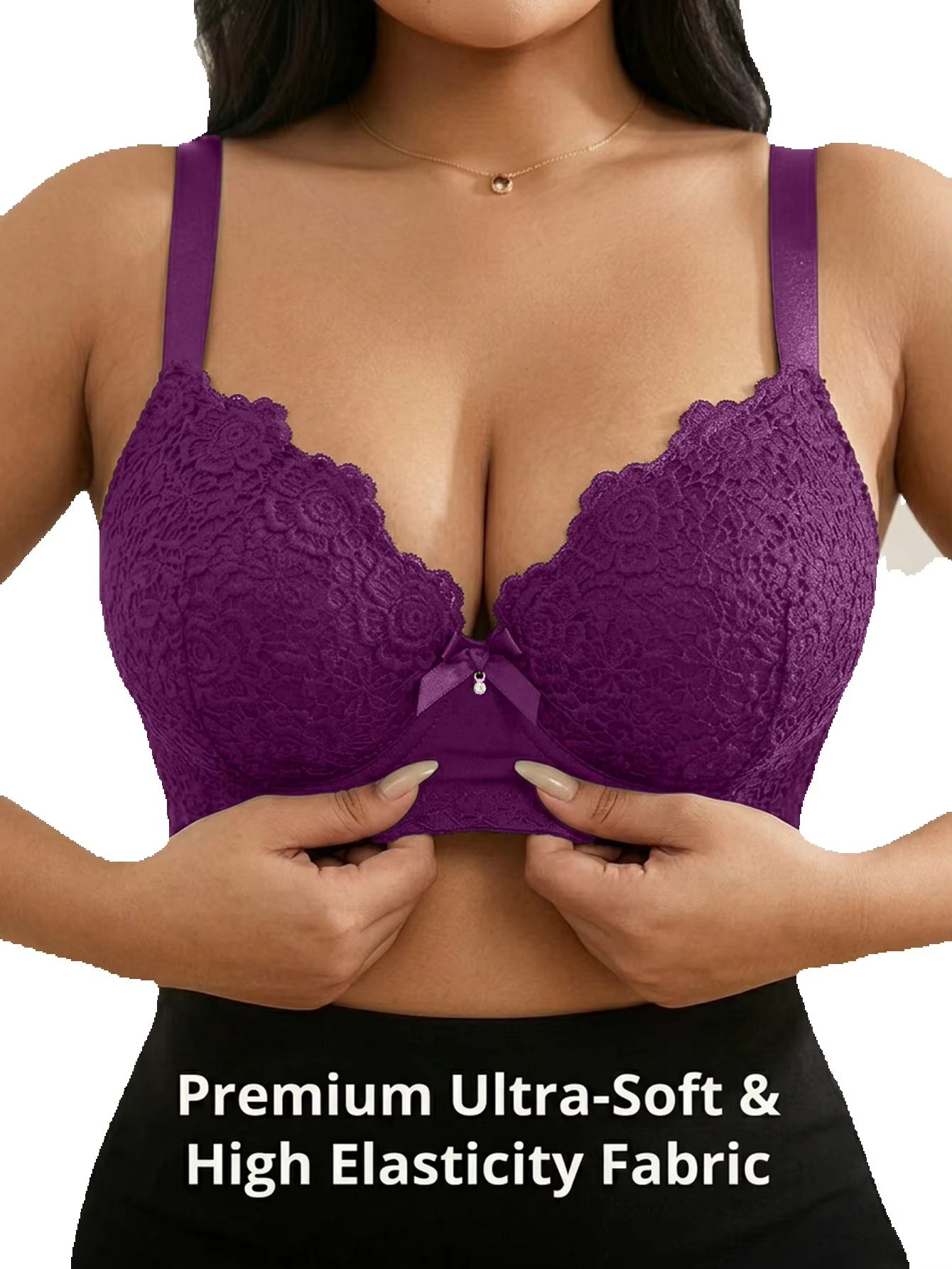 Women Plus Size Floral Push Up - Push Up Bra Padded recensie en prijs
