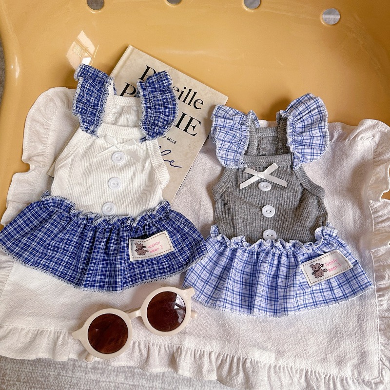Pet Dress Summer Vest Checkere - Lace Teddy Lingerie recensie en prijs