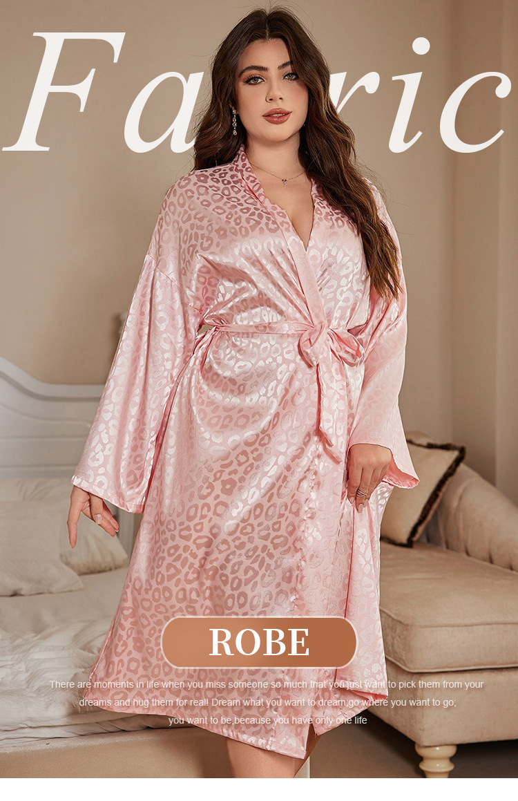 Plus Size Robe Pajama Women Sl - Robe Silk Women recensie en prijs