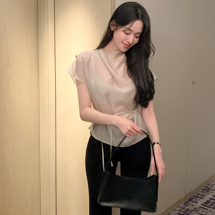 Summer Short Sleeve Shirt Wome - Corset Waist Cinch recensie en prijs
