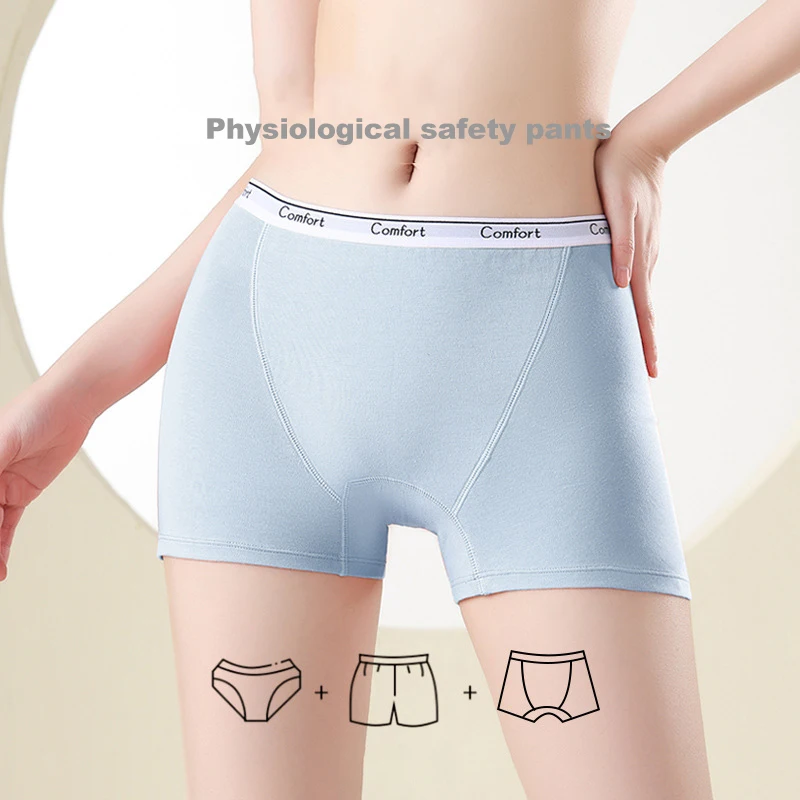 1pcs Cotton Women's Menstrual  - Boyshort Underwear recensie en prijs
