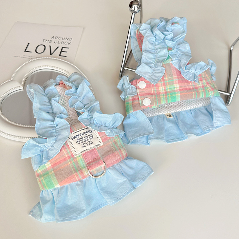 Pet Plaid Leash Vest Style Sma - Lace Teddy Lingerie recensie en prijs