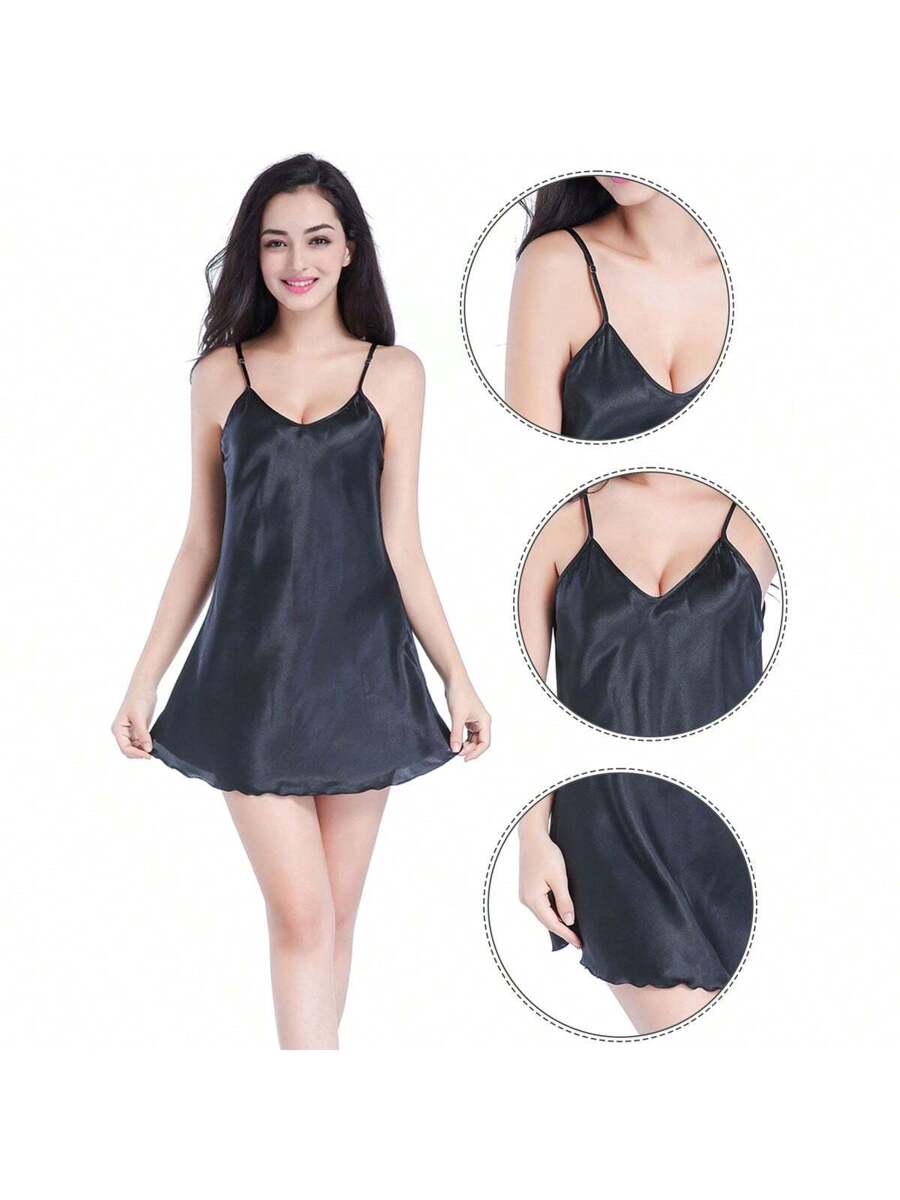 Women Satin Chemise Nightgown  - Slip Dress Satin recensie en prijs