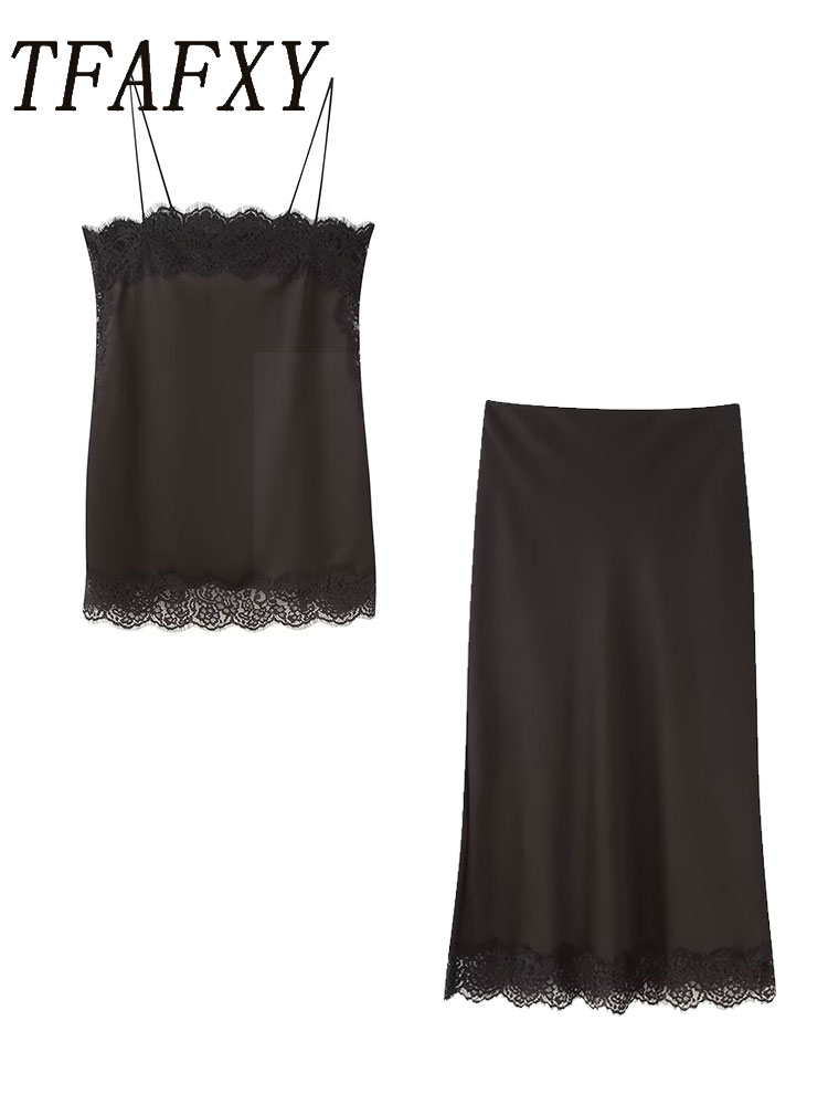 TFAFXY Vintage Casual Women Br - Cami Top Lace recensie en prijs