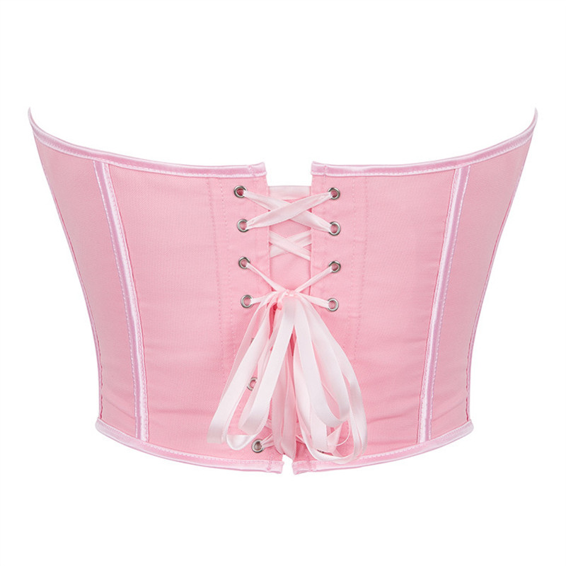 Pink Heart-shaped Bustier Crop - Strapless Bra Backless recensie en prijs