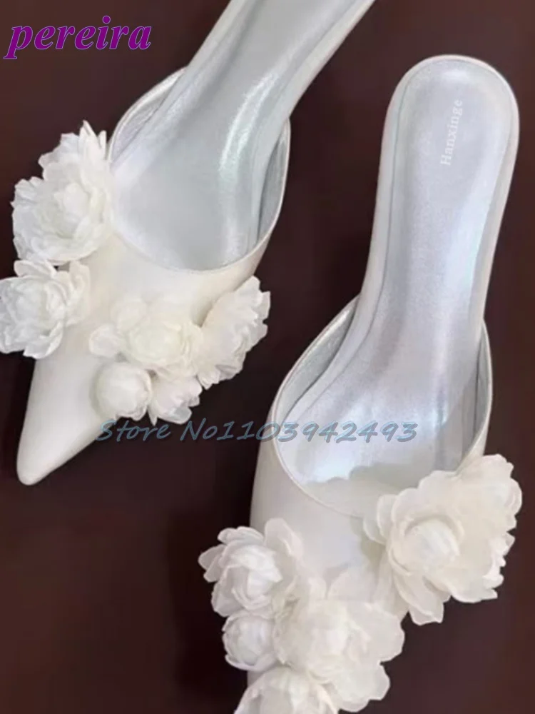 Multi Flower Wedding Sandals S - Slip Dress Satin recensie en prijs