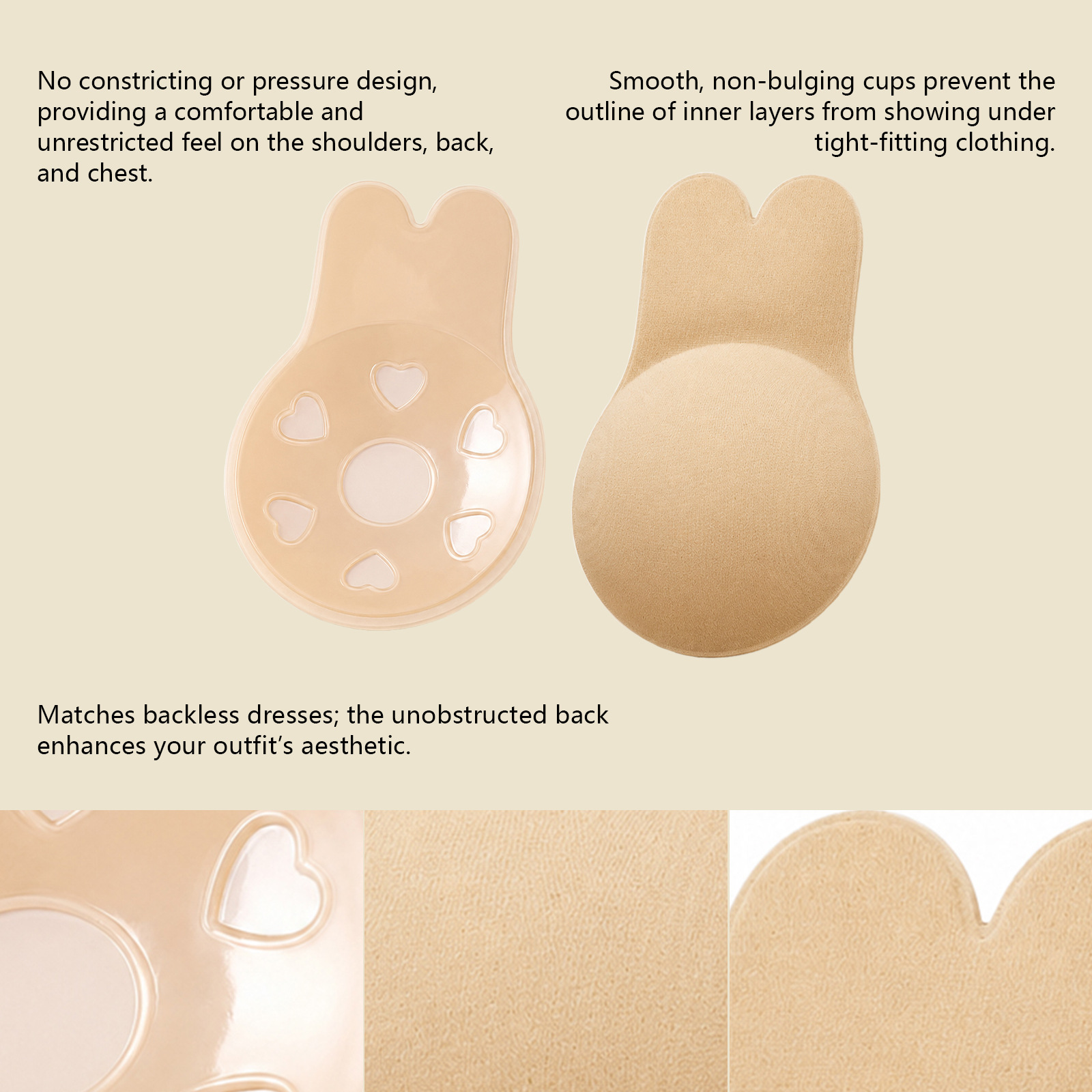 Rabbit Ear Invisible Nipple Co - Nipple Cover Pasties recensie en prijs