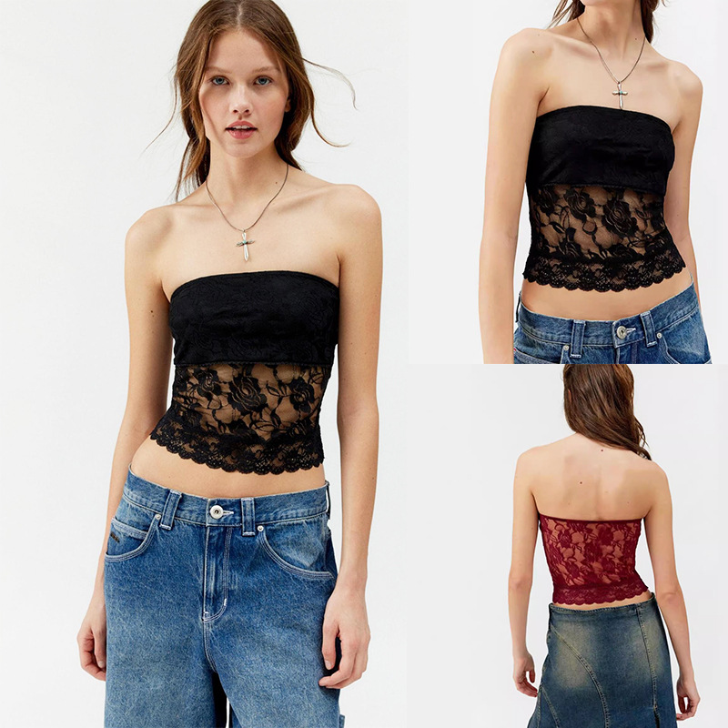 Y2k Coquette Boho Strapless Cr - Strapless Bra Backless recensie en prijs