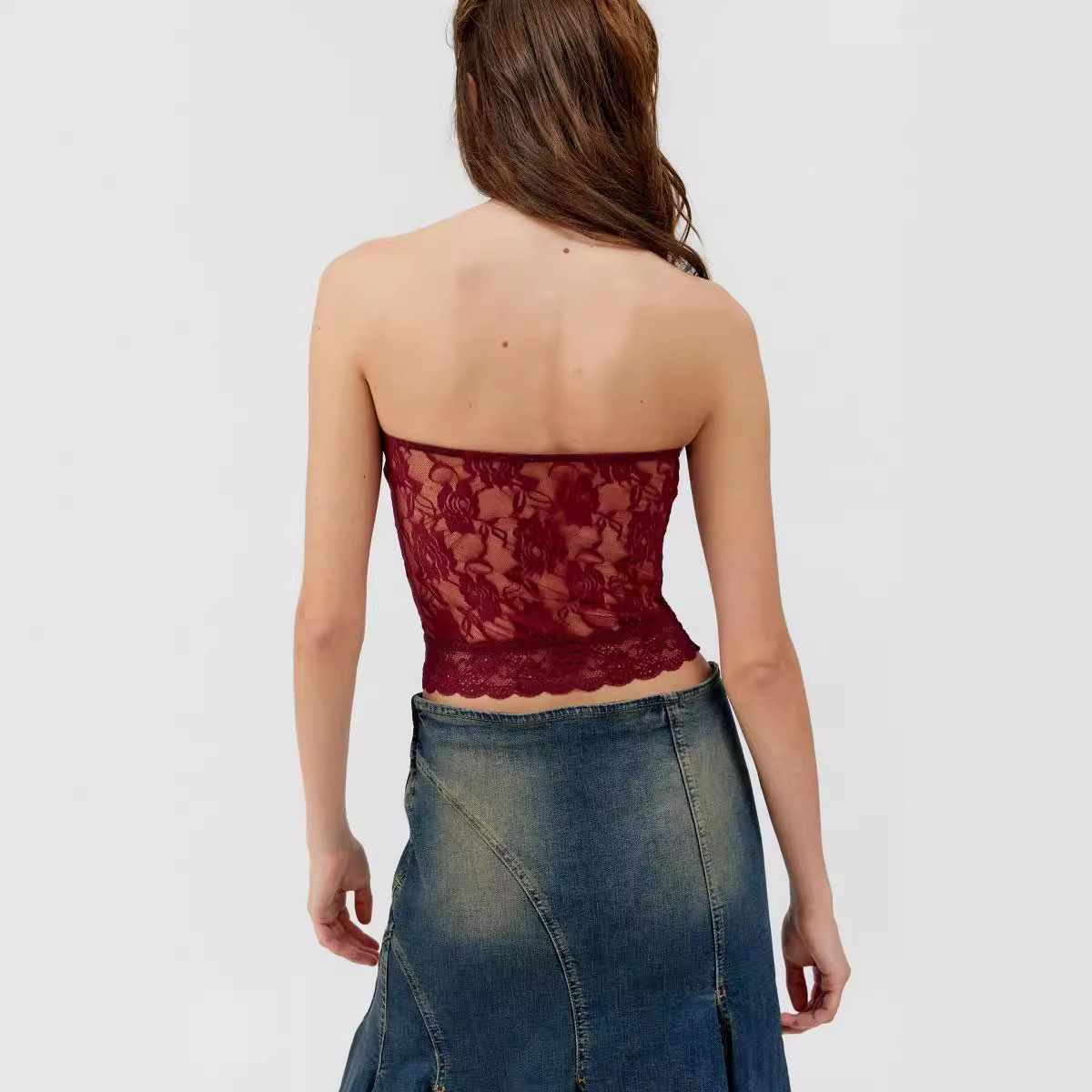 Y2k Coquette Boho Strapless Cr - Strapless Bra Backless recensie en prijs