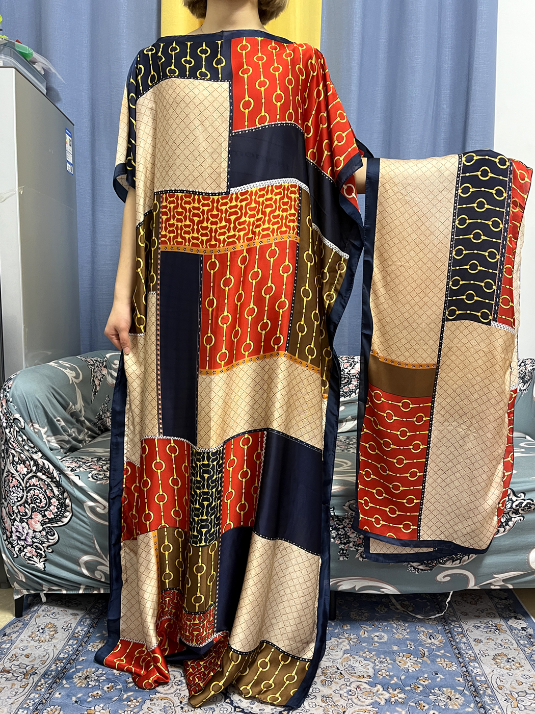 Abayas For Women Dubai Kaftan  - Robe Silk Women recensie en prijs