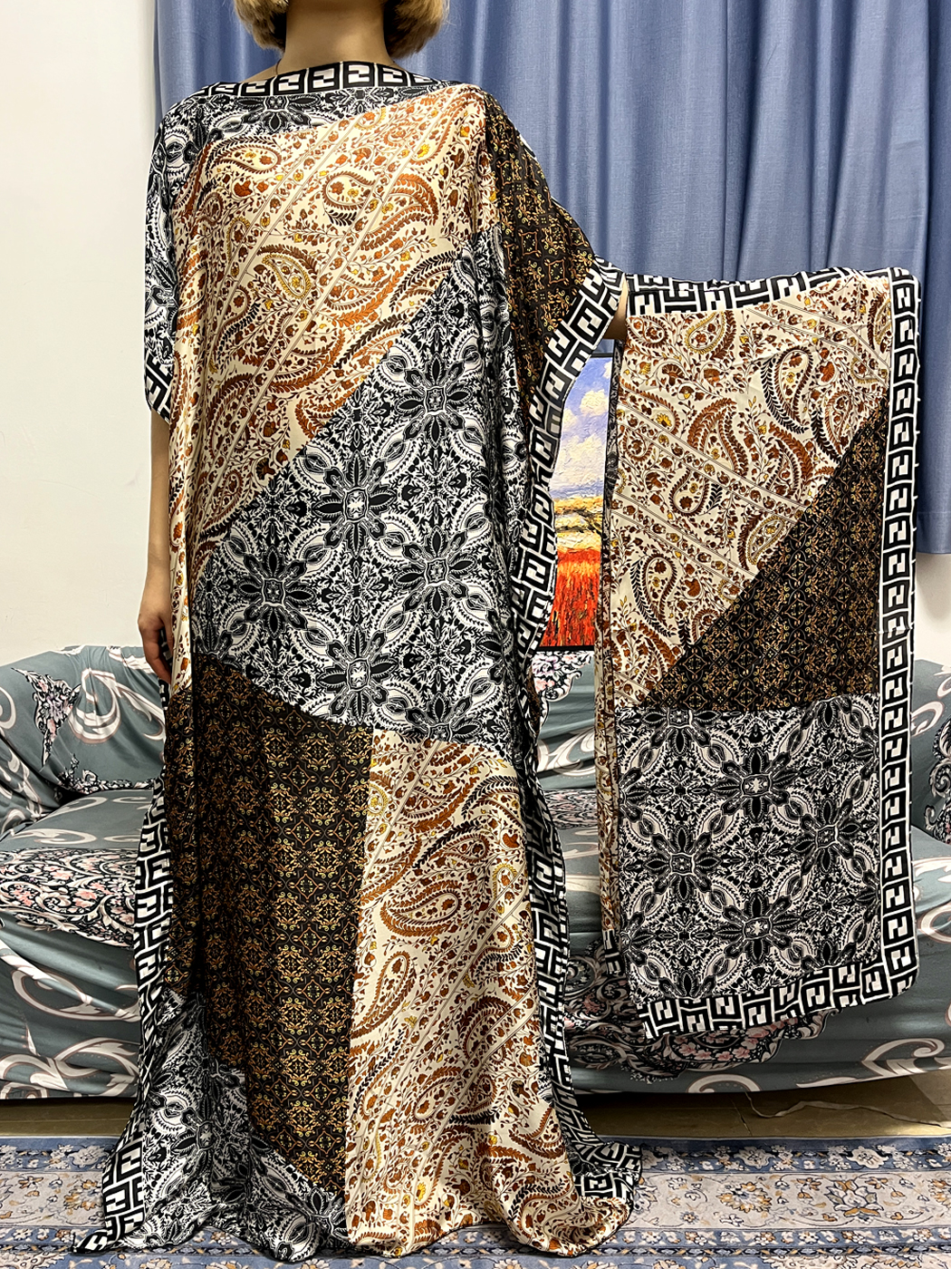 Abayas For Women Dubai Kaftan  - Robe Silk Women recensie en prijs