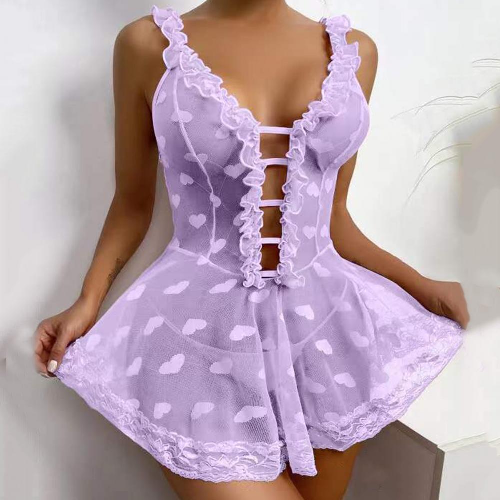 2026 Sexy Night Dress Sleevele - Babydoll Chemise Night recensie en prijs