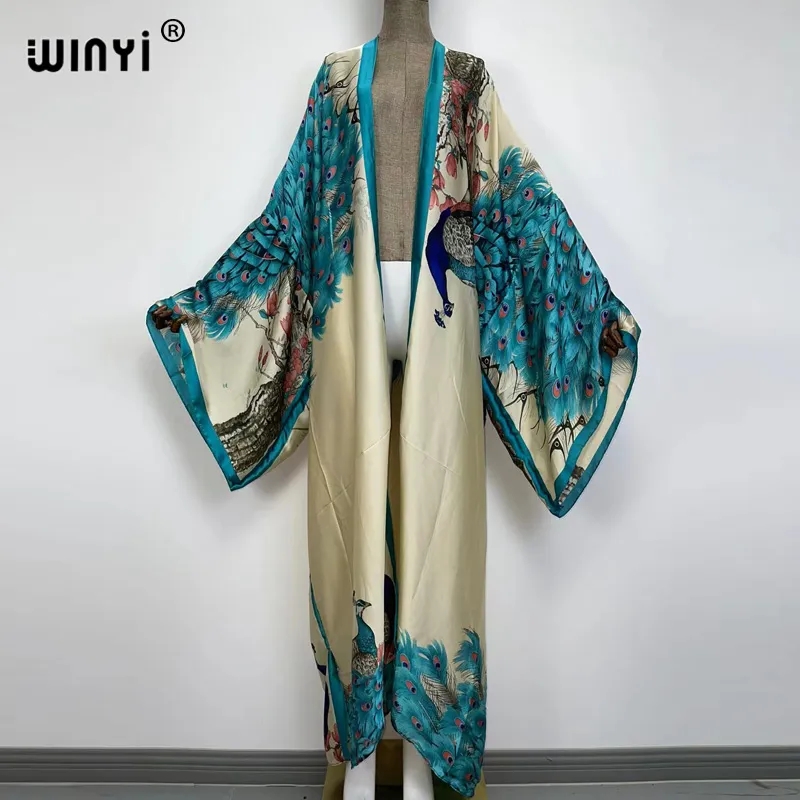 WINYI 2022 Summer Women Cardig - Robe Silk Women recensie en prijs