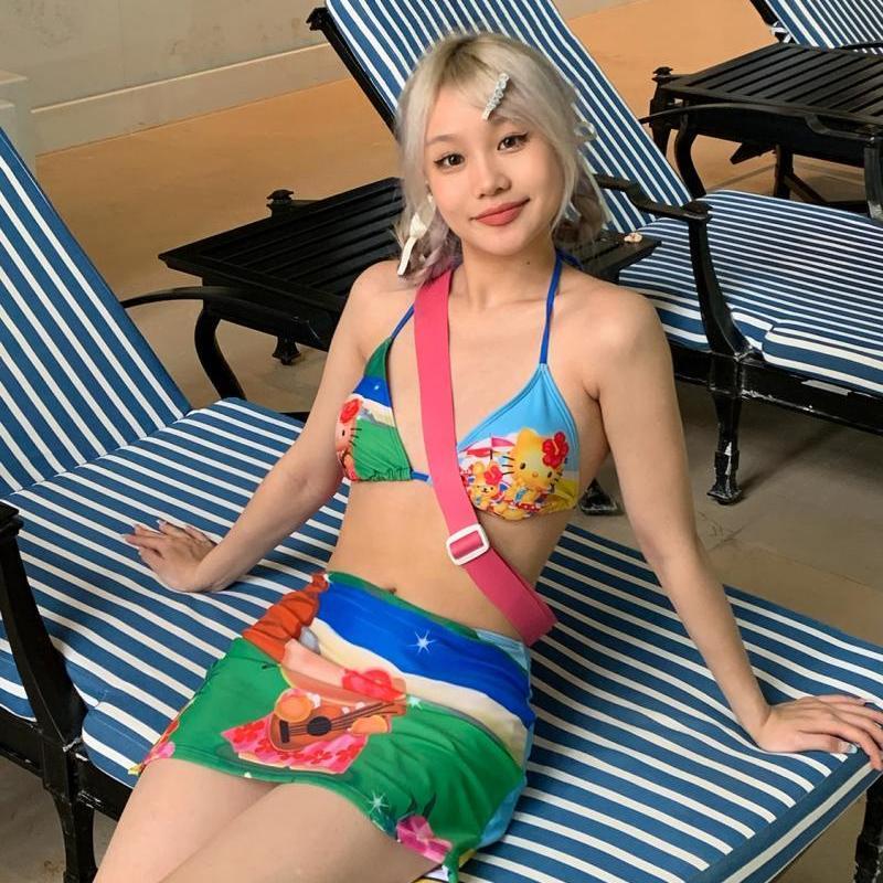 Y2K Girls Kawaii Hello Kittys  - Thong Bikini Women recensie en prijs