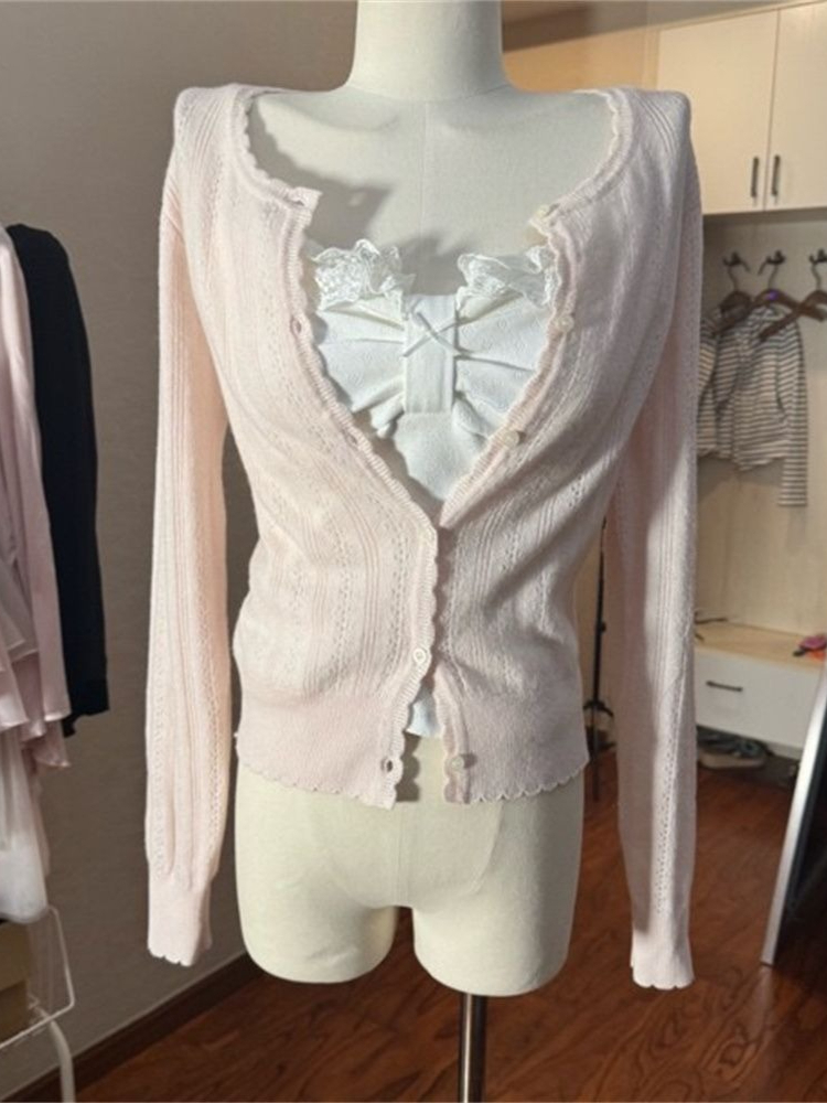 Korean Fashion Slim Fit White  - Cami Top Lace recensie en prijs