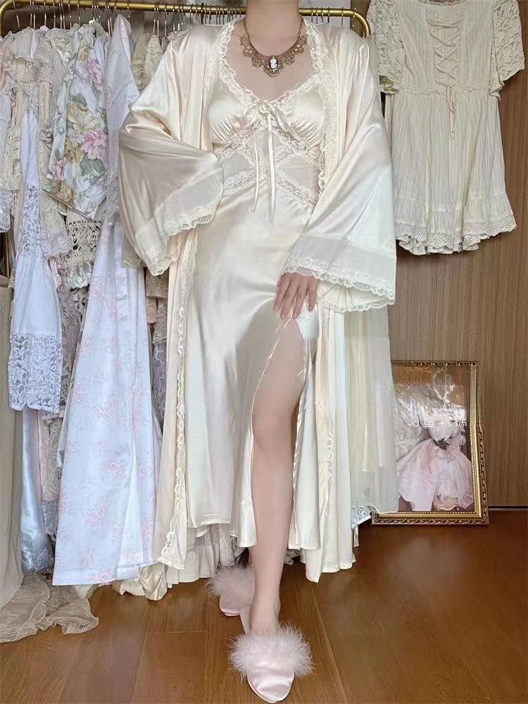 Silk Robe Gown Sets Women Gent - Robe Silk Women recensie en prijs