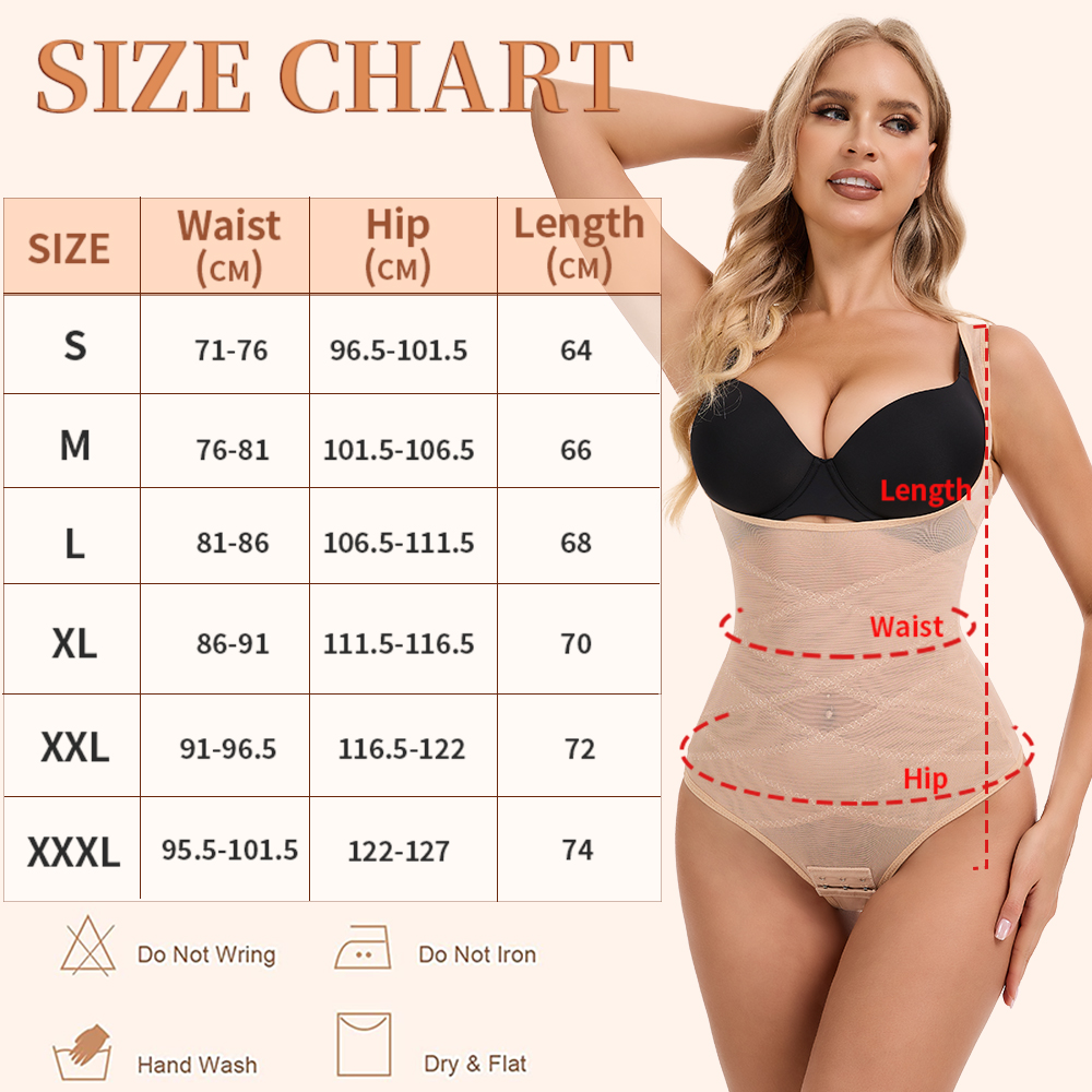 Mesh Thongs Bodysuit Shapewear - Shapewear Bodysuit Firm recensie en prijs